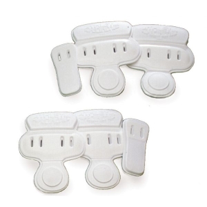 3-piece Liteweight Adult Slotted Hip Pad Set
