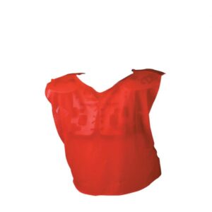 Heavy Duty Pullover Nylon Scrimmage Vest- No Elastic- Black