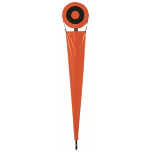 Collegiate 7'x5' Chain Set With 16" Padded Bullseye- Orange/black