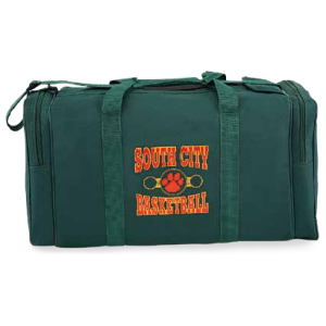 TBM -Nylon Sports Bag 21" x 12" x 9" COLORS-BL,RY,RD,NY,FG