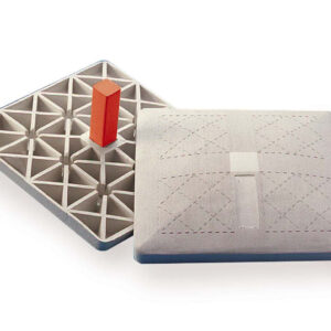 Kick Away Safe Base/set Of 3 15x15x3 With Ground Anchors