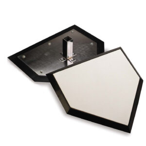 Homeplate W/steel Mounted Ground Stanchion