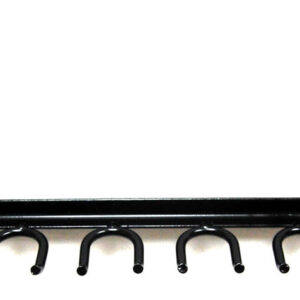 Hanging Bat Rack- Powdered Coated Black Steel- Holds 10 Bats