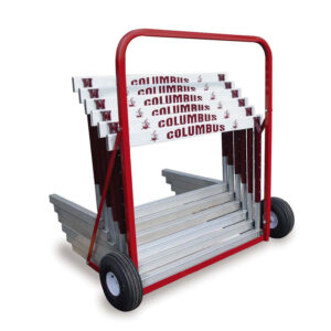 Hurdle Cart-w/pneumatic Wheels