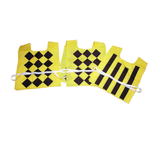 Linesmans Vests-set Of 3 ..Yellow or Orange & Black