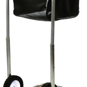 Pitchers Ball Caddy W/wheels..holds 60 Baseballs
