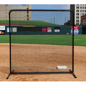 7'x7' Fungo Frame & Net/solid Square Net- Black