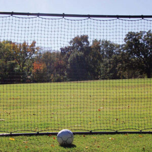 Soccer Rebounder Goal 6' x 12' ..steel Frame/black Net