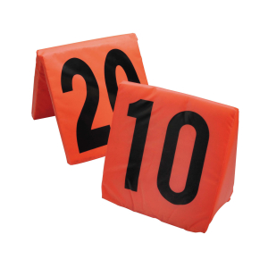 Foam Filled Weighted Sideline Yardage Markers 11pc