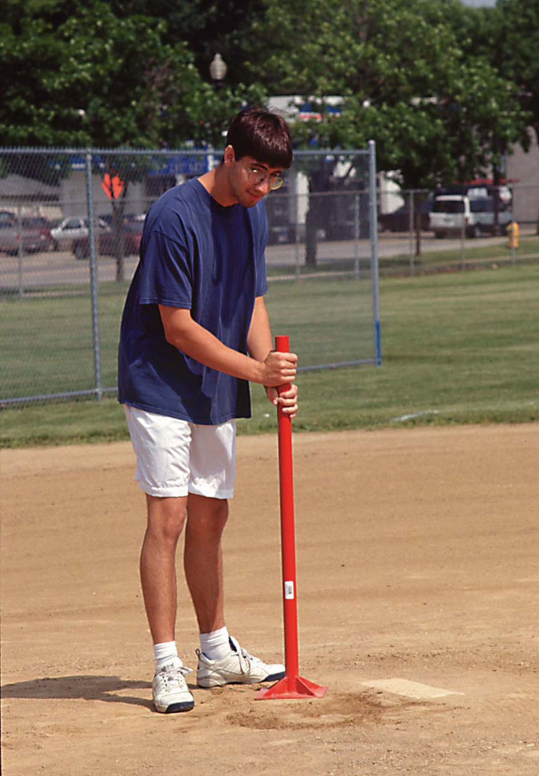 Dirt Tamp 4ft Ht W/8" Squares