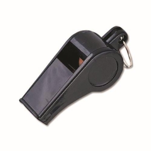 WSB -Plastic Black Whistle Sold Per Dozen