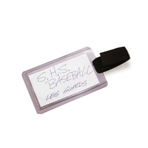 I.d.tag -clear Vinyl - Velcro